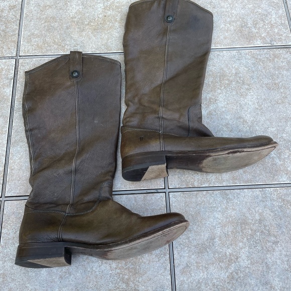 FRYE Melissa Women's Button Riding Knee High BOOT - Picture 7 of 13